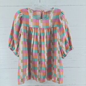 Michelle McDowell Picnic in Paris Multi Ivy Top Size Small